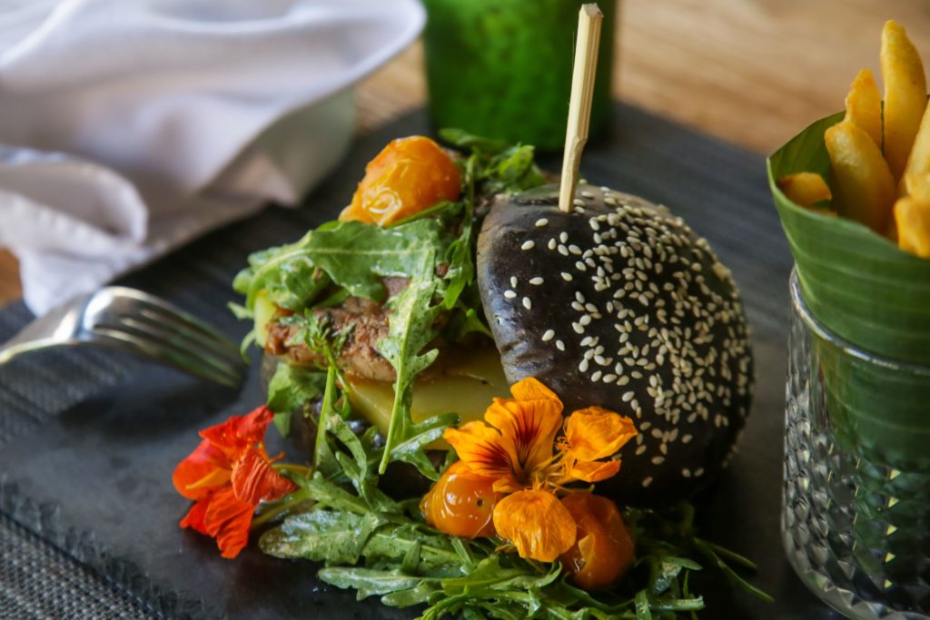 Black Teriyaki Burger. Photo: Herbs & Stones